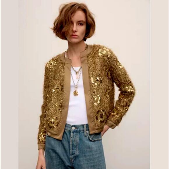 RARE!!! ZARA Sequined Cardigan NWT LAST ONE!!! - Picture 1 of 16